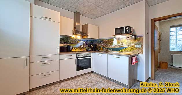 Mittelrhein-Ferienwohnung Oberwesel, Küche, 2. Stock